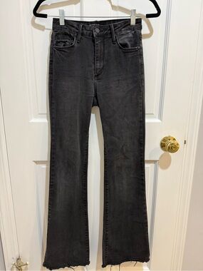 Just Black Washed Black Flare Jeans